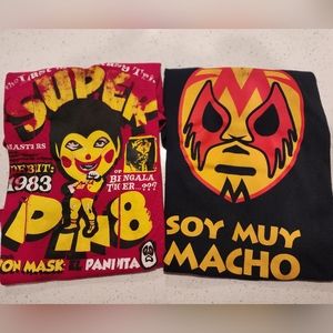 Mexican Lucha libre tshirt bundle luchador